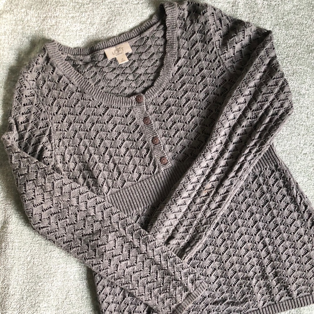 LOFT Scoop Neck Sweater